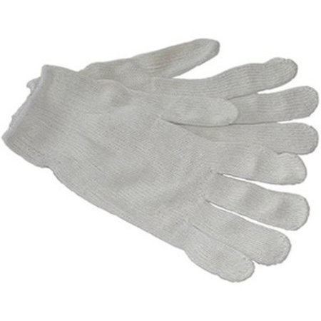 THE BRUSH MAN Polyester/Cotton Gloves, Knit Wrist, 12PK GLOVE-1202